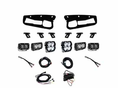 Baja Designs 44-0082 Squadron 2.0 Pro/S2 Pro/S2 Sae Pro Fog Pocket Light Kit 2021+ Bronco / Baja Designs 44-0082 Bumper Lights
