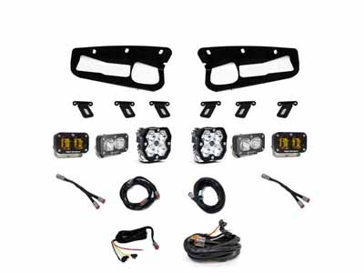 Baja Designs 44-0083-UP Squadron 2.0 Sport/S2 Sport/S2 Sae Sportman Fog Pocket Light 2021+ Bronco / Baja Designs 44-0083-UP Bumper Lights