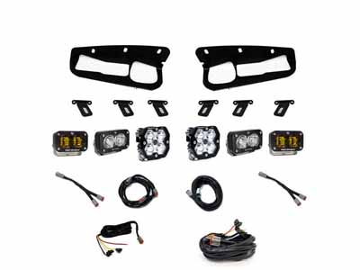 Baja Designs 44-0084-UP Squadron 2.0 Pro/S2 Pro/S2 Sae Pro Fog Pocket Light Kit 2021+ Bronco / Baja Designs 44-0084-UP Bumper Lights