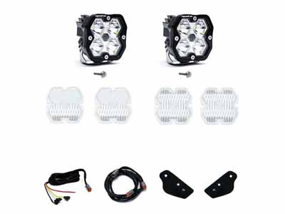 Baja Designs 44-0088-UP Squadron 2.0 Sport A-Pillar Light Kit 2021+ Bronco Upfitter / Baja Designs 44-0088-UP A-Pillar Kit