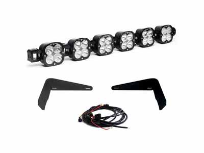 Baja Designs 44-7775 XL Pro Linkable Sport Bumper Light Kit 21-26 Bronco/Raptor w/ OE Steel Bumper / Baja Designs 44-7775 Roof Rack Light