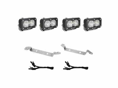Baja Designs 44-8280 S2 Sport OEM Fog Light Replacement Kit 2025-On Toyota 4Runner Non-TRD Pro Clear / Baja Designs 44-8280 Fog Light