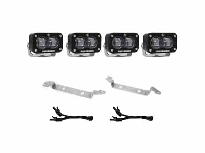 Baja Designs 44-8282 S2 SAE OEM Fog Light Replacement Kit 2025-On Toyota 4Runner Non-TRD Pro Clear / Baja Designs 44-8282 Fog Light