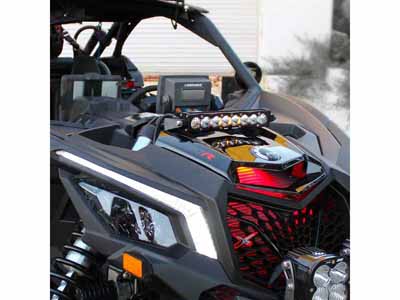 Baja Designs 447038 Can-Am X3 Shock Mount Kit w/10in S8 Light Bar Baja Amber / Baja Designs 447038 LED Light Kit