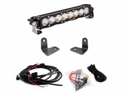 Baja Designs 447073 Polaris RZR Turbo XP 16-18 Hood Scoop Kit / Baja Designs 447073 LED Light Kit