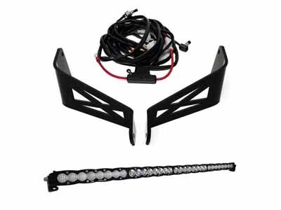 Baja Designs 447083 Can-Am Maverick X3 Rock Crawler Roof Mount Kit 40-Inch S8 / Baja Designs 447083 LED Light Kit