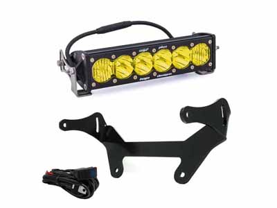 Baja Designs 447120 Can-Am Maverick X3 Baja Amber 10 Inch OnX6+ Shock Mount Kit / Baja Designs 447120 LED Light Kit
