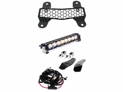 Baja Designs 447144 Textron Wildcat XX 2018 Grille Mount Kit 10 Inch S8 & Fascia / Baja Designs 447144 LED Light Bar
