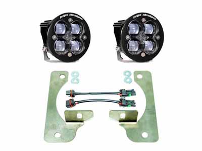 Baja Designs 447623 Jeep JL Fog Light Squadron-R 18-Pres Wrangler JL Rubicon Fog Pocket Kit / Baja Designs 447623 Fog Light