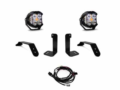 Baja Designs 447658 Jeep JL/JT Dual LP4 Auxiliary Light Kit / Baja Designs 447658 LED Light Kit