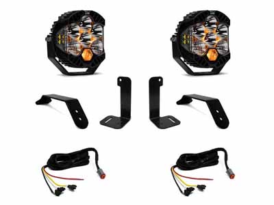 Baja Designs 447659UP Jeep JL/JT Dual LP6 Auxiliary Light Kit w/Upfitter / Baja Designs 447659UP LED Light Kit