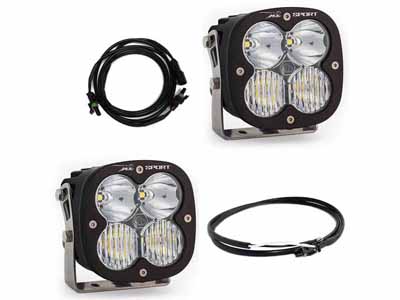 Baja Designs 447667UP Jeep JL/JT Rubicon Steel Bumper LED Light Kit XL Sport w/Upfitter / Baja Designs 447667UP LED Light Kit