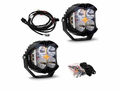 Baja Designs 447672 Jeep JL/JT Rubicon Steel Bumper LED Light Kit LP4 / Baja Designs 447672 LED Light Kit