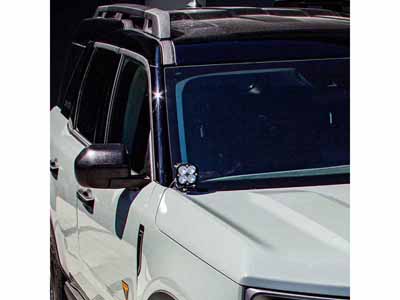 Baja Designs 447686 Ford Bronco Sport A-Pillar Kit Squadron Pro Clear / Baja Designs 447686 LED Light Kit
