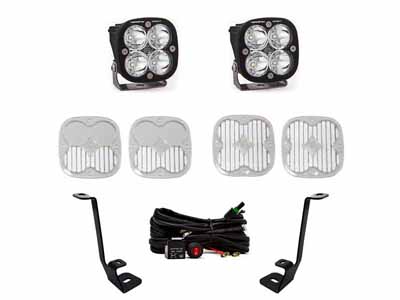Baja Designs 447695 Squadron Sport A-Pillar Kit 21-23 F-150 (Spot; Clear; Toggle Wiring) / Baja Designs 447695 LED Light Kit