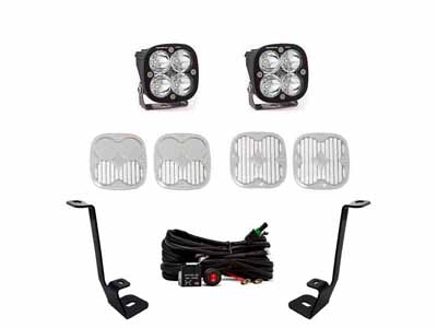 Baja Designs 447696 Squadron Pro A-Pillar Kit 21-23 F-150 (Spot; Clear; Toggle Wiring) / Baja Designs 447696 LED Light Kit
