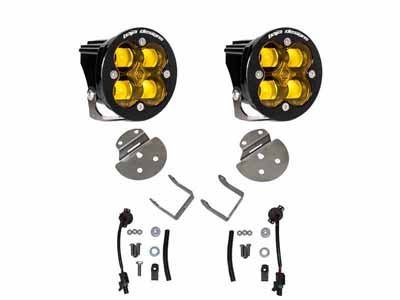 Baja Designs 447715 Canyon/Colorado Fog Light SAE Fog Pocket Kit Amber FPK 15-19 Canyon/Colorado / Baja Designs 447715 Fog Light