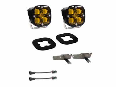 Baja Designs 447731 Ford Super Duty (11-16) Fog Pocket Kit SAE Amber / Baja Designs 447731 Fog Light