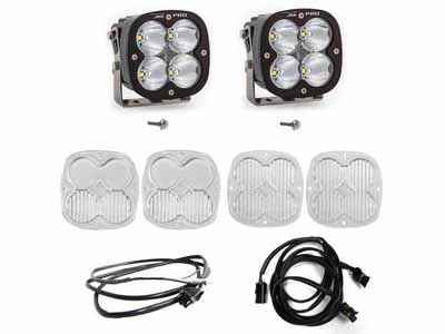 Baja Designs 447752UP Bronco A Piller Light Kit 21-Up Ford Bronco XL Pro Spot w/Upfitter / Baja Designs 447752UP A-Pillar Light Mount