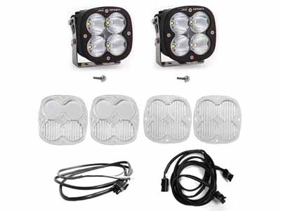 Baja Designs 447753UP Bronco A Piller Light Kit 21-Up Ford Bronco XL Sport Spot w/Upfitter / Baja Designs 447753UP A-Pillar Light Mount