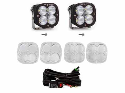 Baja Designs 447753 Bronco A Piller Light Kit 21-Up Ford Bronco XL Sport Spot / Baja Designs 447753 A-Pillar Light Mount