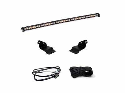 Baja Designs 447758UP Bronco Roof Light Bar Kit 21-Up Ford Bronco 50 S8 w/Upfitter / Baja Designs 447758UP LED Light Kit