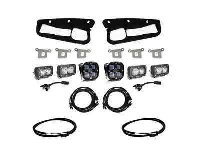 Baja Designs 447761UP Bronco Clear SAE Fog Pocket Kit 21-Up Ford Bronco w/Upfitter / Baja Designs 447761UP Fog Light