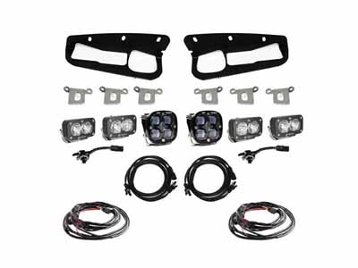 Baja Designs 447761 Bronco Clear SAE Fog Pocket Kit 21-Up Ford Bronco / Baja Designs 447761 Fog Light
