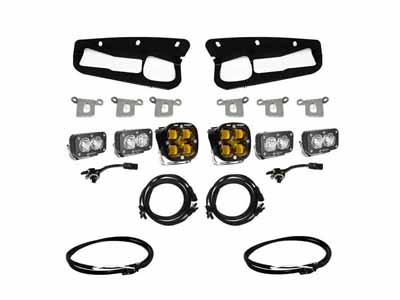 Baja Designs 447762UP Bronco Baja Amber SAE Fog Pocket Kit 21-Up Ford Bronco w/Upfitter / Baja Designs 447762UP Fog Light