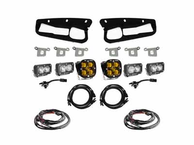 Baja Designs 447762 Bronco Baja Amber SAE Fog Pocket Kit 21-Up Ford Bronco / Baja Designs 447762 Fog Light
