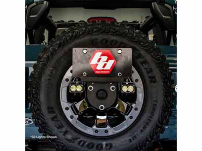 Baja Designs 447765 Ford Bronco Dual S1 W/C Reverse Kit w/Lic Plate / Baja Designs 447765 License Plate Light