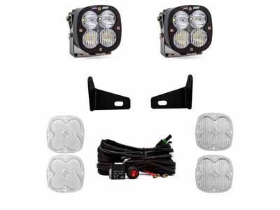 Baja Designs 447804 XL80 A-Pillar Kit 17-22 Maverick X3 Driving/Combo Clear / Baja Designs 447804 A-Pillar Light Mount