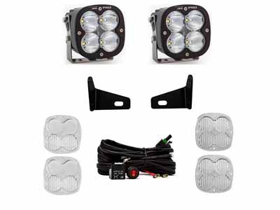 Baja Designs 447805 XL Pro A-Pillar Kit 17-22 Maverick X3 Driving/Combo Clear / Baja Designs 447805 A-Pillar Light Mount