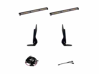 Baja Designs 447854 GMC 2500/3500 2020-On Behind Grill Kit Dual S8 / Baja Designs 447854 LED Light Kit