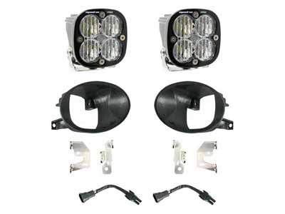 Baja Designs 447864 Squadron Pro Fog Pocket Kit 19-24 Sprinter 1500/2500/3500 Wide Cornering; Clear / Baja Designs 447864 Fog Light