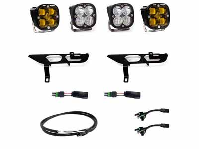Baja Designs 447869UP Ford, F150, (21-On), FPK, SAE Baja Amber/Sport DC, Up w/ DRL / Baja Designs 447869UP Fog Light