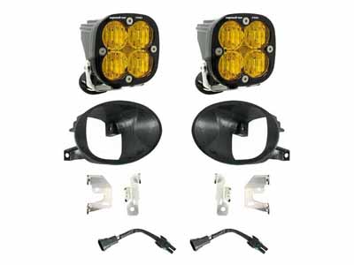 Baja Designs 447874 Squadron Pro Fog Pocket Kit 19-24 Sprinter 1500/2500/3500 Wide Cornering; Amber / Baja Designs 447874 Fog Light