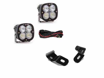 Baja Designs 448041 Dodge Ram LED Light Pods For 2019+ Ram 2500/3500 A-Pillar XL 80 Driving Combo / Baja Designs 448041 A-Pillar Light Mount