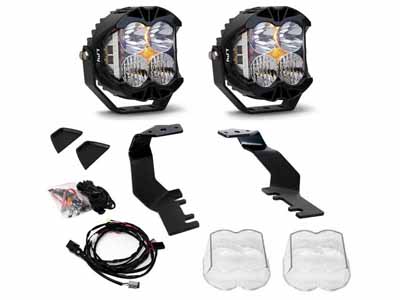 Baja Designs 448075 2022 Toyota Tundra LP4 A-Pillar Kit (Non-Hybrid) / Baja Designs 448075 A-Pillar Light Mount