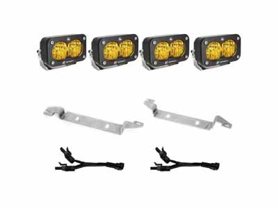 Baja Designs 448081 S2 Sport Fog Pocket Kit - 22-Present Toyota Tundra (Wide Cornering; Baja Amber) / Baja Designs 448081 Fog Light