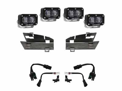 Baja Designs 448164 Dodge Ram Rebel/TRX (19-Present) Dual S2 SAE Fog Pocket Kit / Baja Designs 448164 Fog Light