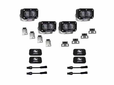 Baja Designs 448166 S2 SAE Fog Pocket Kit Fits 21-On Ford Raptor / Baja Designs 448166 Fog Light