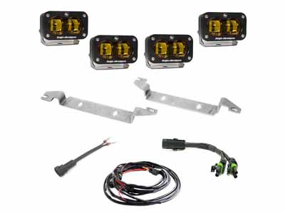 Baja Designs 448168 2023-On Toyota Sequoia S2 SAE Baja Amber OEM FPK Replacement Kit / Baja Designs 448168 Fog Light