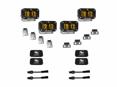Baja Designs 448171 S2 SAE Baja Amber Fog Pocket Kit Fits 21-On Ford Raptor / Baja Designs 448171 Fog Light