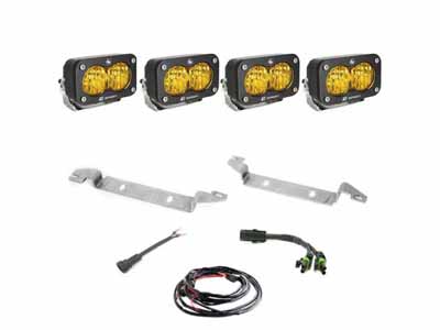 Baja Designs 448185 S2 Sport Fog Pocket Kit - 23-Present Toyota Sequoia (Wide Cornering: Baja Amber) / Baja Designs 448185 Fog Light