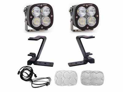 Baja Designs 448211UP XL Pro A-Pillar Kit 2023-On F250/350 Driving/Combo Clear Upfitter Wiring / Baja Designs 448211UP LED Light Kit