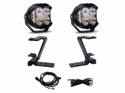 Baja Designs 448213UP LP4 A-Pillar Kit 2023-On F250/350 Driving/Combo Clear Upfitter Wiring / Baja Designs 448213UP LED Light Kit