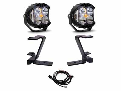 Baja Designs 448213 LP4 A-Pillar Kit 2023-On F-250/350 Super Duty Driving/Combo Clear Toggle Wiring / Baja Designs 448213 LED Light Kit