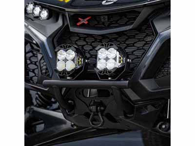 Baja Designs 448220 Can-Am Maverick R LP4 Push Bar Bumper Kit Amber / Baja Designs 448220 Bumper Lights