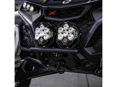 Baja Designs 448221 Can-Am Maverick R LP6 Push Bar Bumper Kit Amber / Baja Designs 448221 Bumper Lights